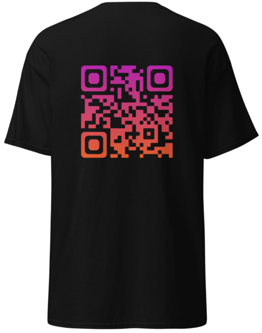 Sunset  T-Shirt QR Code Oversize Unisex